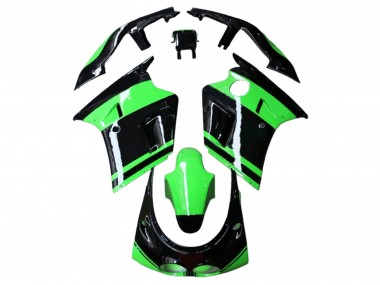 Carenados Moto Kawasaki ZXR250 1989-1990 - Verde Negro Brillante Baratos