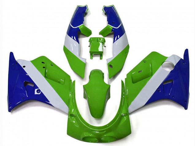Carenados Moto Kawasaki ZXR250 1989-1990 - Verde Blanco Azul Baratos