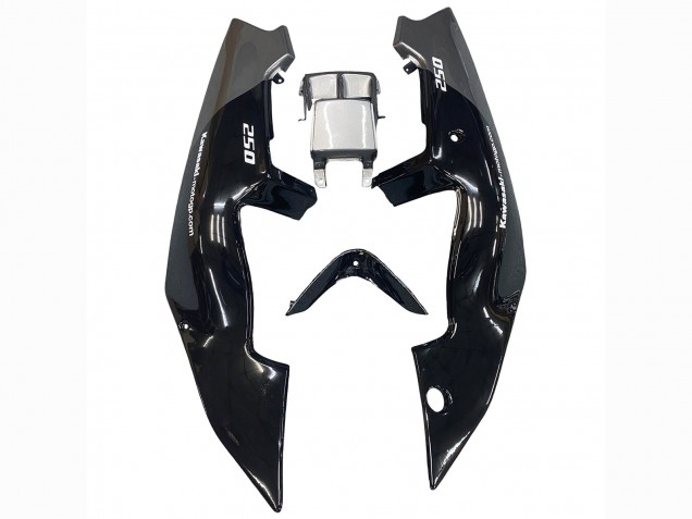 Carenados Moto Kawasaki ZXR250 1989-1990 - Negro Brillante Gris Elf Touch4 Bridgestone Baratos