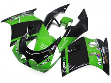 Carenados Moto Kawasaki ZXR250 1989-1990 - Verde Negro Brillante Elf Touch4 Bridgestone Baratos
