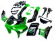 Carenados Moto Kawasaki ZZR600 1998-2003 - Verde Negro Monstruo Elf Baratos