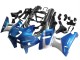 Carenados Moto Kawasaki ZZR400 1993-2007 - Azul Plata Negro Baratos