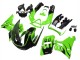 Carenados Moto Kawasaki ZZR600 1998-2003 - Verde Negro Brillante Llama Baratos