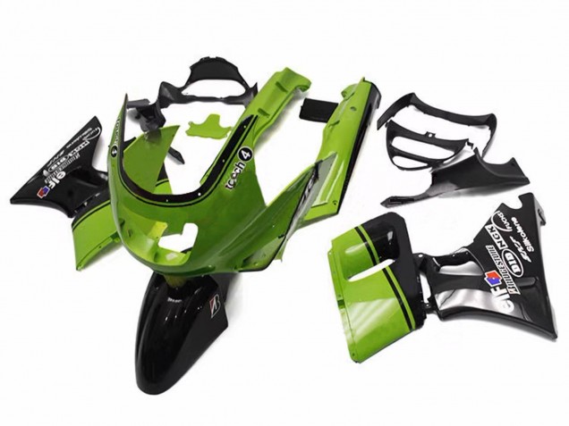 Carenados Moto Kawasaki ZZR600 1998-2003 - Verde Negro Brillante Elf Touch4 Bridgestone Baratos