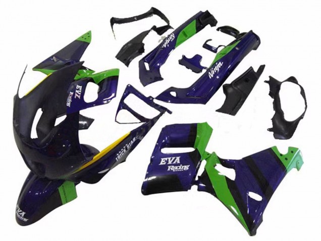 Carenados Moto Kawasaki ZZR600 1998-2003 - Verde Azul Oscuro Púrpura Trick Star EVA Racing Baratos