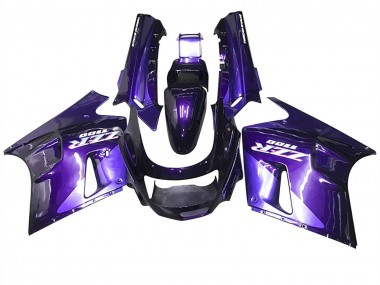 Carenados Moto Kawasaki ZZR1100 1990-1992 - Púrpura Azul Baratos