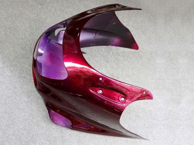 Carenado Moto Kawasaki ZZR1100 1993-2003 - Rojo Oscuro Baratos