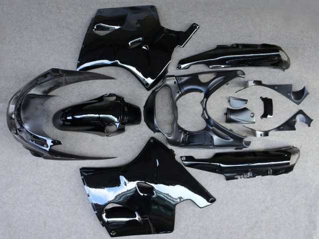 Carenado Moto Kawasaki ZZR1100 1993-2003 - Negro Brillante Baratos