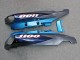 Carenados Moto Kawasaki ZZR1100 1993-2003 - Azul Brillante Gris Baratos