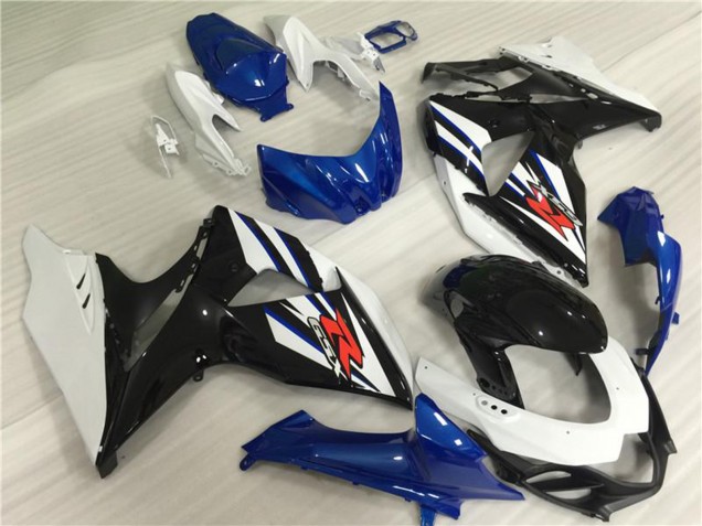 Kits Completo Carenado Moto Suzuki GSXR 1000 2009-2016 - Blanco Azul Negro Baratos