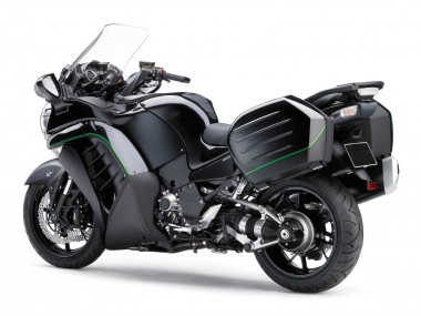 Carenados Moto Kawasaki GTR1400/ZG1400 2007-2009 - Negro Mate Verde Línea Baratos