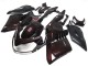 Carenados Moto Kawasaki GTR1400/ZG1400 2007-2009 - Rojo Granate Negro Baratos