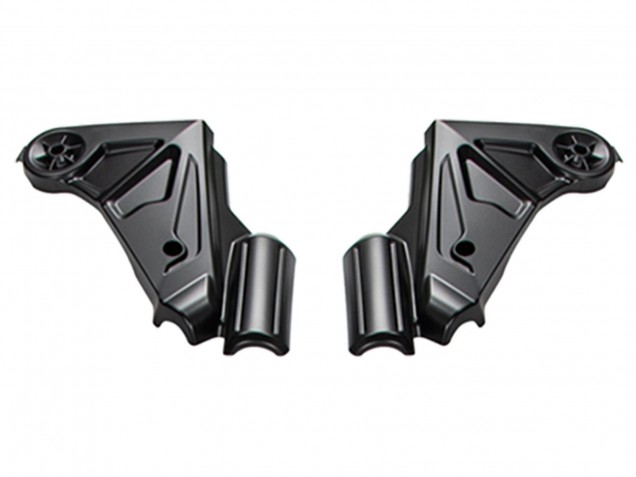 Carenados Moto Kawasaki Versys 650 2022-2025 - Negro Brillante Blanco Baratos