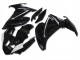 Carenados Moto Yamaha FZ6R 2009-2015 - Negro Brillante Blanco Baratos