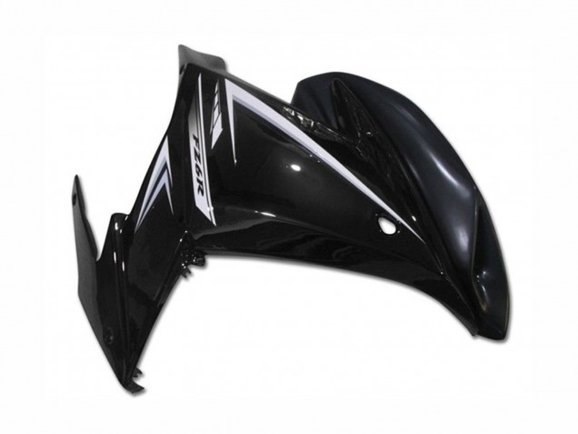 Carenados Moto Yamaha FZ6R 2009-2015 - Negro Brillante Blanco Baratos