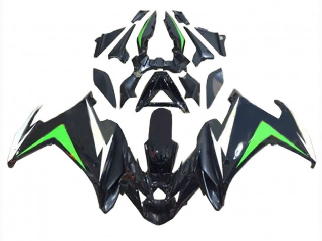Carenados Moto Yamaha FZ6R 2009-2015 - Negro Blanco Verde Baratos