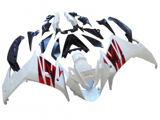 Carenados Moto Yamaha FZ6R 2009-2015 - Blanco Rojo Baratos