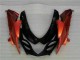 Carenados Moto Suzuki GSXR 1000 2009-2016 - Naranja Negro Brillante Baratos