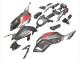 Carenados Moto Yamaha MT07/FZ07 2012-2017 - Gris Rojo Baratos