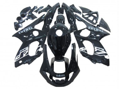 Carenados Moto Yamaha YZF600R Thundercat 1996-2007 - Negro Brillante Blanco Baratos