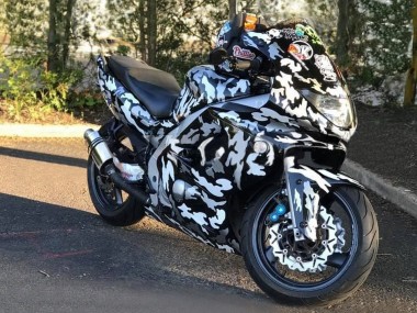 Carenados Moto Yamaha YZF600R Thundercat 1996-2007 - Negro Blanco Gris Camouflage Baratos