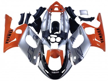 Carenados Moto Yamaha YZF600R Thundercat 1996-2007 - Naranja Gris Negro Brillante Baratos