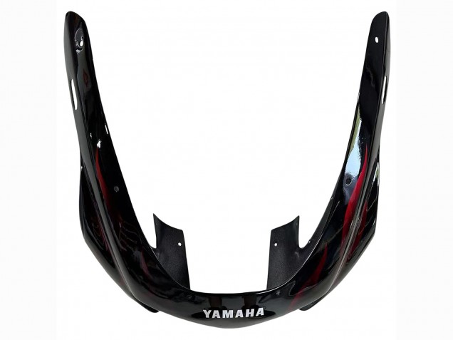 Carenados Moto Yamaha YZF 1000R Thunderace 1997-2007 - Negro Rojo Oscuro Llama Baratos