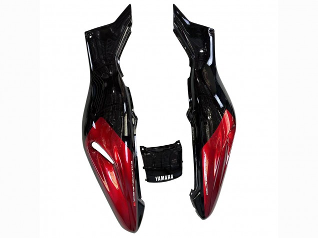 Carenados Moto Yamaha YZF 1000R Thunderace 1997-2007 - Negro Rojo Oscuro Llama Baratos