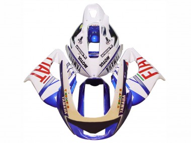 Carenados Moto Yamaha YZF 1000R Thunderace 1997-2007 - Blanco Azul Fiat Motul Baratos