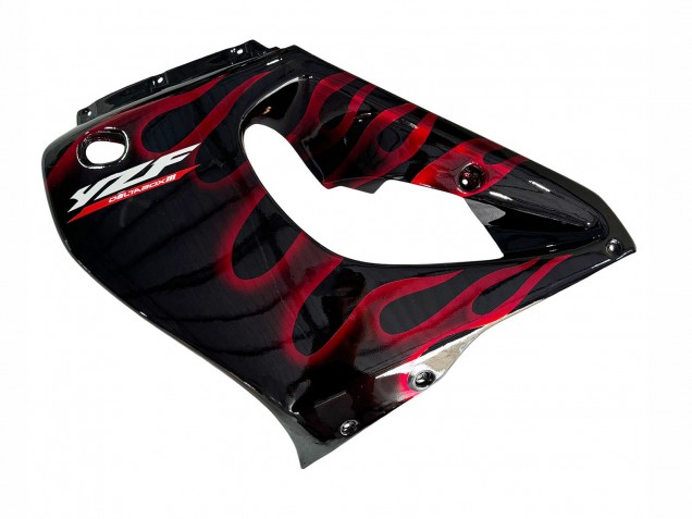 Kits Carenado Moto Yamaha YZF 1000R Thunderace 1997-2007 - Negro Rojo Llama Baratos