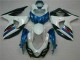 Kits Carenados ABS Suzuki GSXR 1000 2009-2016 - Blanco Azul Negro Baratos