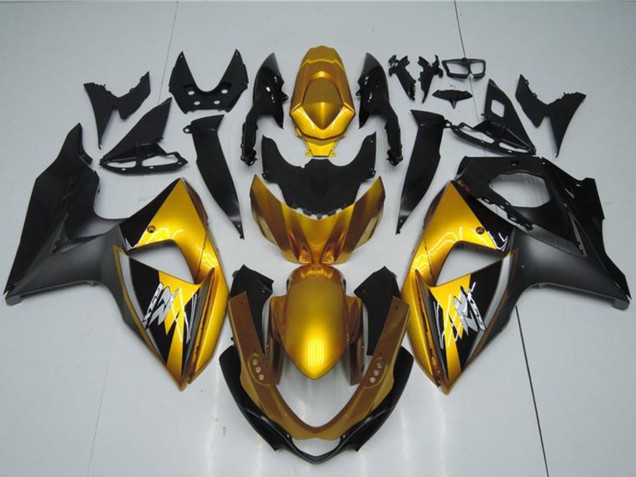 Carenados Moto Suzuki GSXR 1000 2009-2016 - Oro Negro Mate Baratos