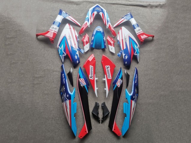 Carenados Moto Yamaha TMAX560 2019-2021 - Azul Claro Rojo Negro Baratos