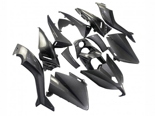 Carenados Moto Yamaha TMAX530 2012-2014 - Negro FibraCarbono Baratos