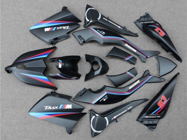 Carenados Moto Yamaha TMAX530 2012-2014 - Negro Mate Rojo Azul 93 Baratos