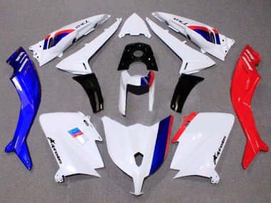 Carenado Moto Yamaha TMAX530 2012-2014 - Blanco Rojo Azul Baratos