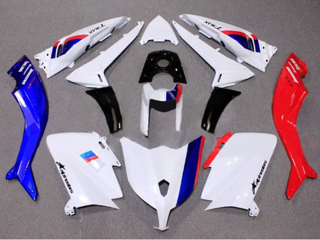 Carenado Moto Yamaha TMAX530 2012-2014 - Blanco Rojo Azul Baratos