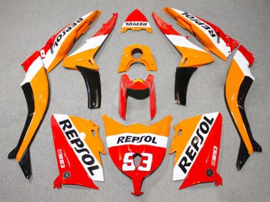 Carenados Moto Yamaha TMAX530 2012-2014 - Rojo Naranja Blanco Repsol 93 Baratos