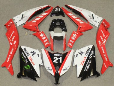 Carenados Moto Yamaha TMAX530 2012-2014 - Blanco Rojo Negro Monstruo 21 Baratos