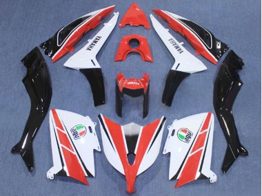 Carenado Moto Yamaha TMAX530 2012-2014 - Rojo Blanco Negro Baratos