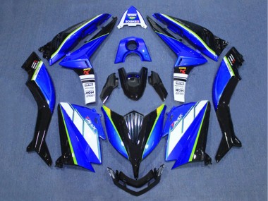 Carenados Moto Yamaha TMAX530 2015-2016 - Blanco Azul Negro Baratos
