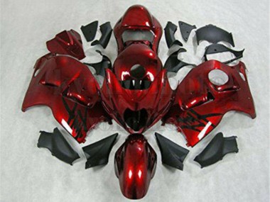 Carenado Moto Suzuki GSXR 1300 Hayabusa 1996-2007 - Rojo Negro Baratos