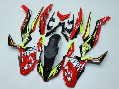 Carenados Moto Yamaha XMAX300 2017-2021 - Rojo Amarillo Negro Tiburón 46 Baratos