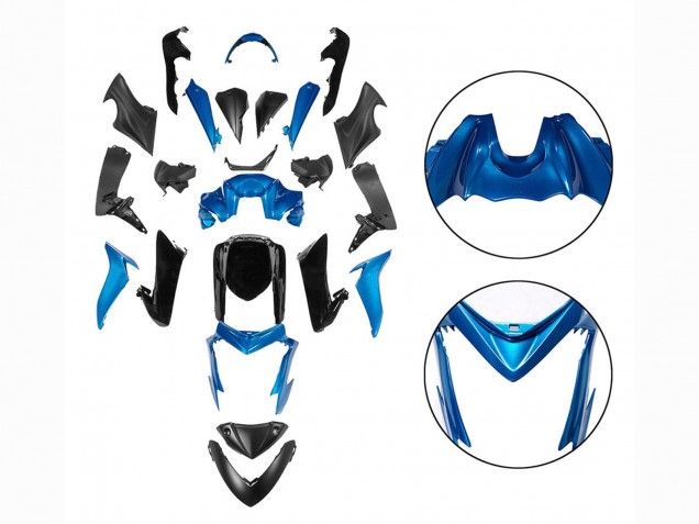 Carenados Moto Suzuki GSX-S 1000 2015-2020 - Azul Negro Baratos