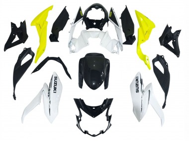 Carenados Moto Suzuki GSX-S 750 2017-2022 - Blanco Amarillo Baratos