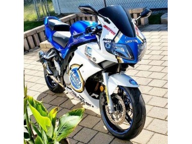 Carenados Moto Suzuki SV650 2003-2013 - Blanco Azul Lucky Strike Motul Baratos