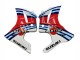 Carenados Moto Suzuki SV650 2003-2013 - Blanco Rojo Azul Martini Baratos