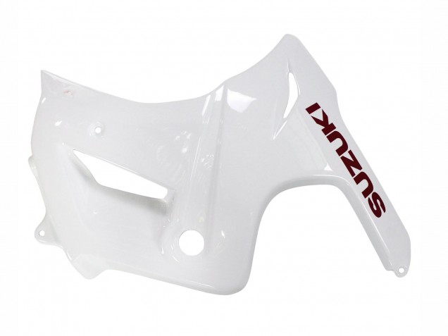 Carenados Moto Suzuki SV650 2003-2013 - Blanco Rojo Oscuro Línea Baratos