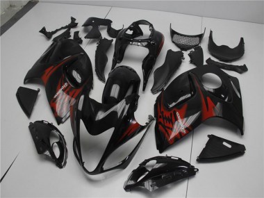 Carenados Moto Suzuki GSXR 1300 Hayabusa 2008-2020 - Negro Brillante Rojo Baratos