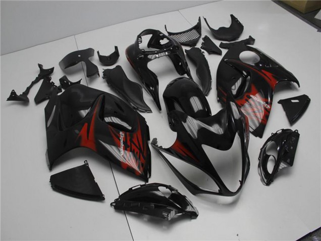 Carenados Moto Suzuki GSXR 1300 Hayabusa 2008-2020 - Negro Brillante Rojo Baratos
